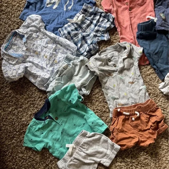 3-6 months baby boy summer clothes